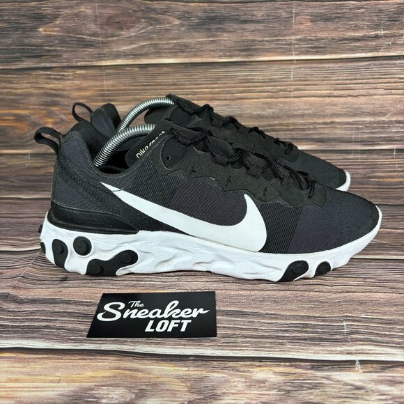 Nike Other - Nike Men's React Element 55 Athletic Black Shoes